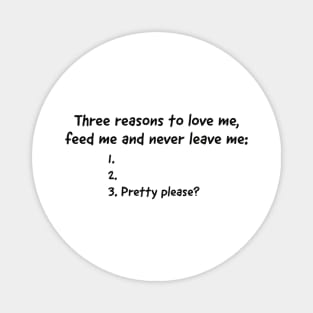 Never leave me Magnet